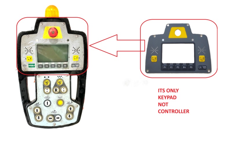 REMOTE CONTROL KEYPAD FOR VOGELE 2052116 FOR SUPER 1300-2 1800-2 1900-2 2100-2